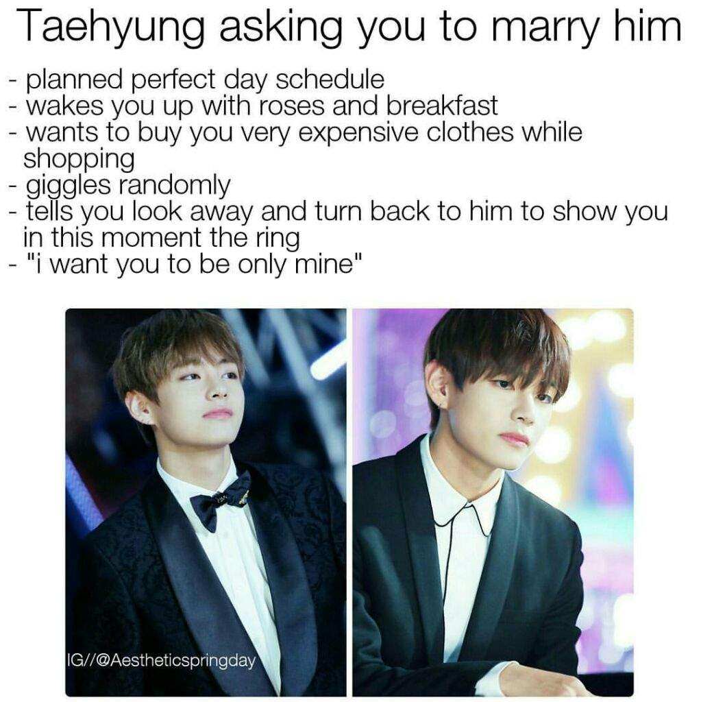 BTS asking you to marry them SCENARIO | ARMY's Amino