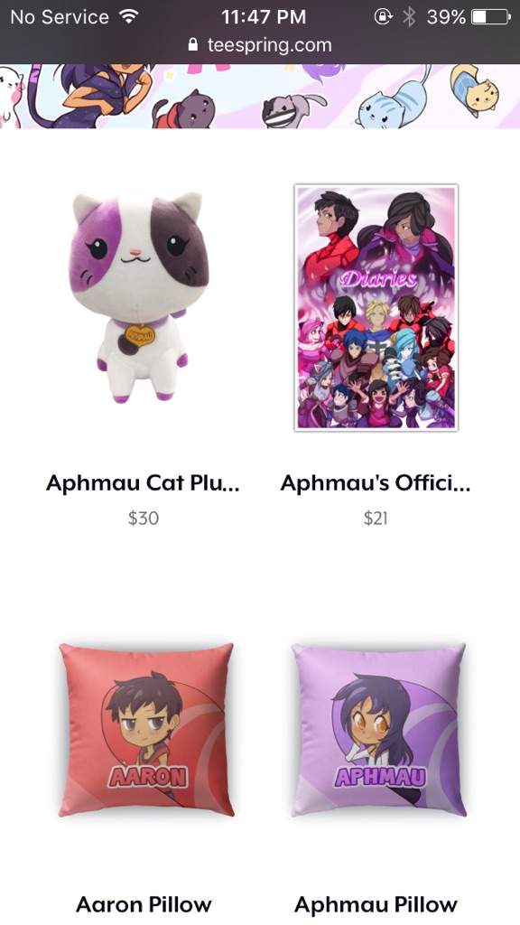 pillow aphmau plush