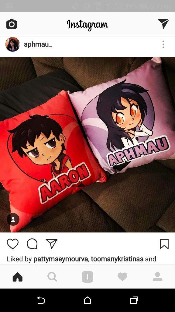 pillow aphmau plush