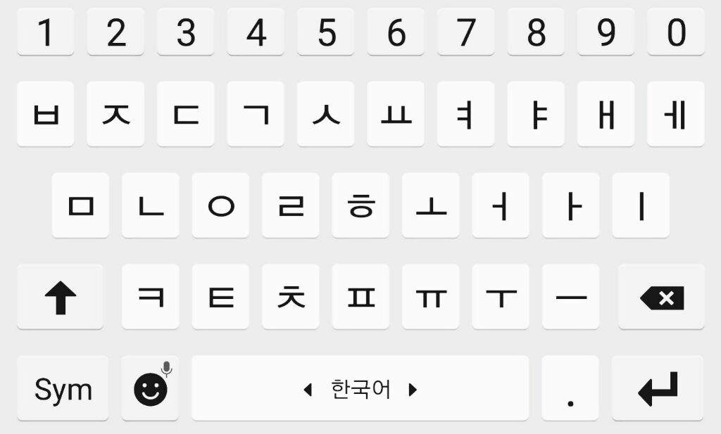 hangul keyboard translate korean to english