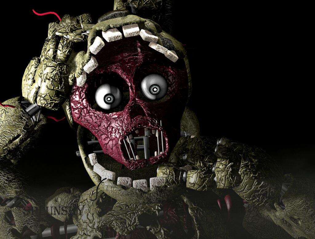 Assim como Ballon Boy, Mangle e The Puppet, o SpringTrap não possui sombran...