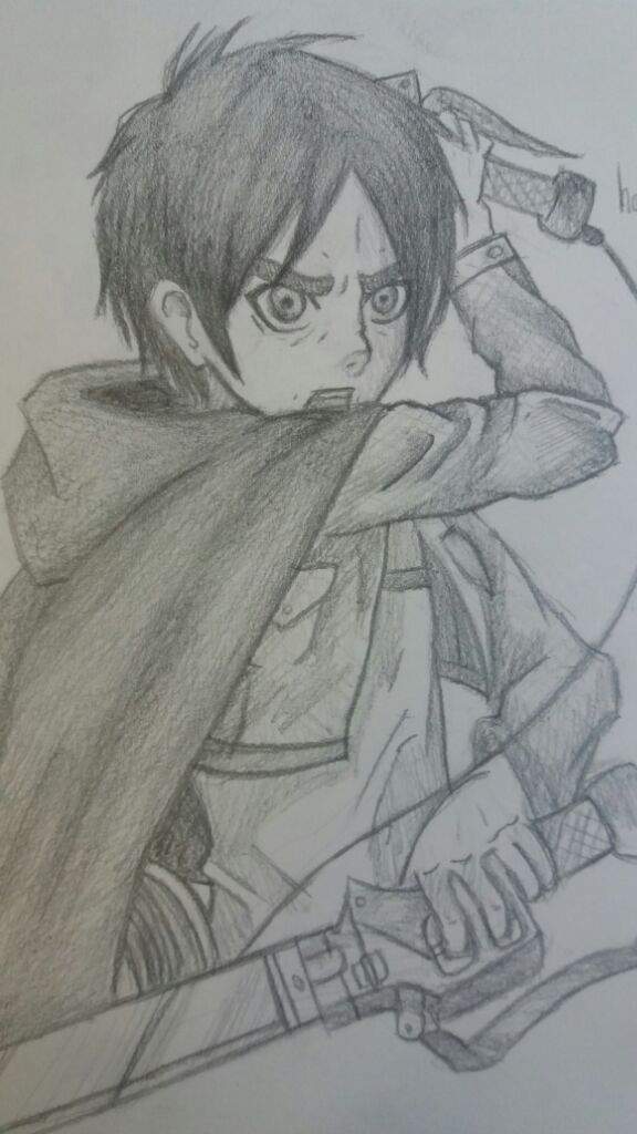 Revisited my eren drawing | Attack On Titan Amino