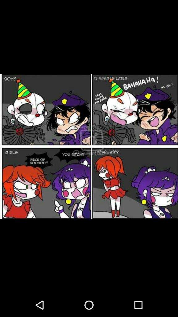 Fnaf Sister Location Comics Five Nights At Freddys Amino 3389