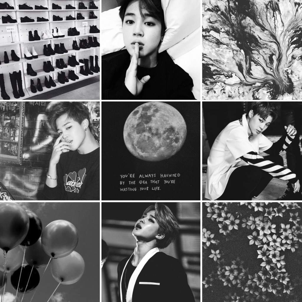 Black and White mood board/aesthetic | ARMY's Amino