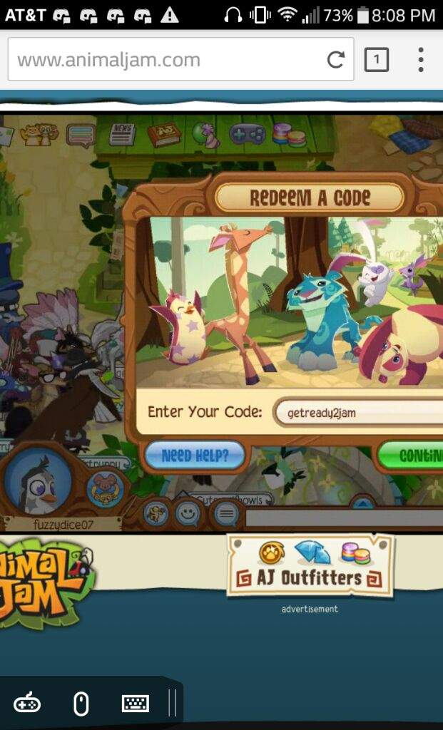 Animal Jam Animal Codes