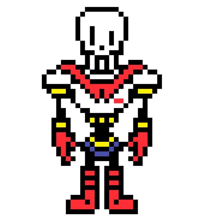 Papyrus pixel art | Undertale Amino