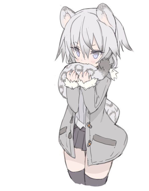 snow leopard anime girl – Clearly