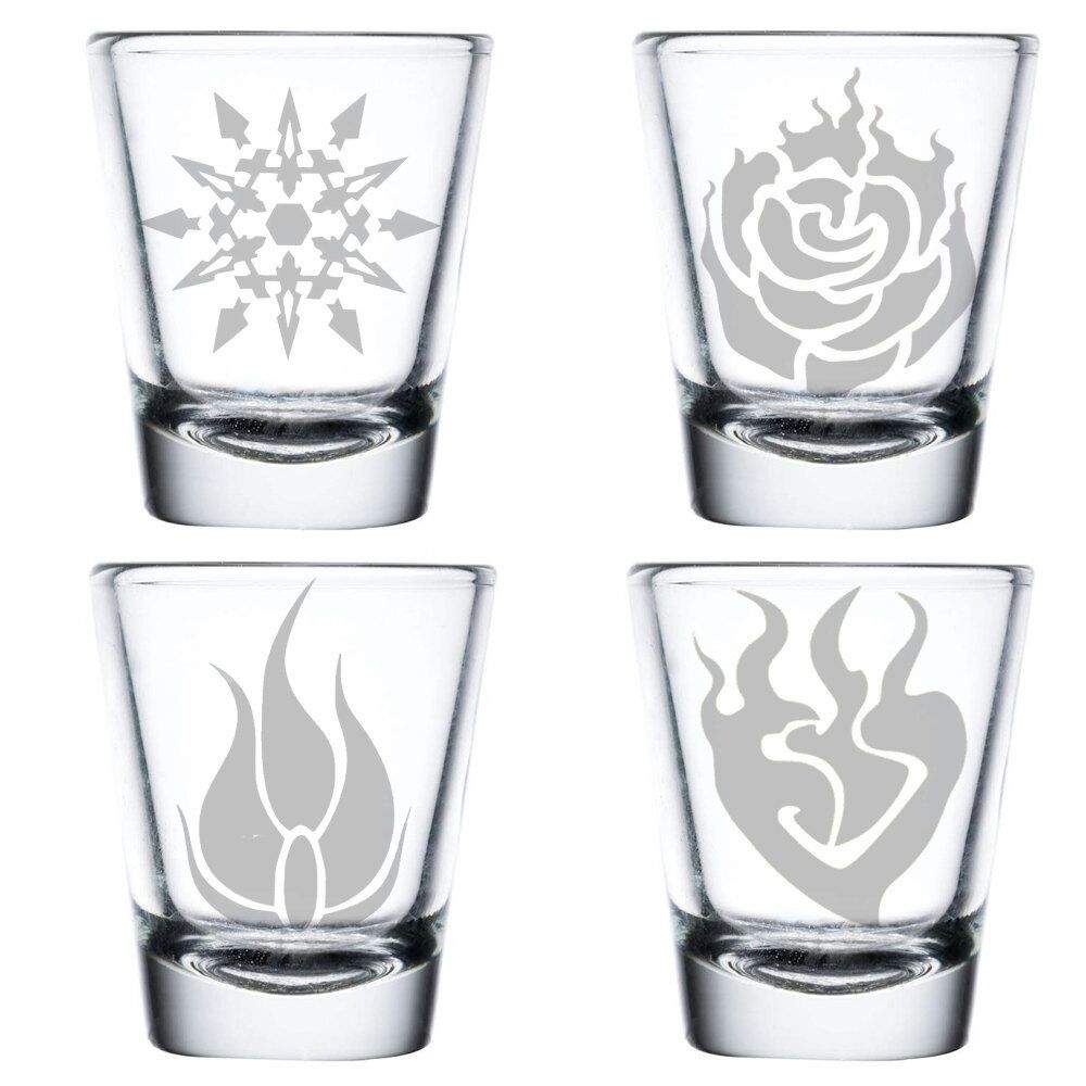 rwby shot glasses