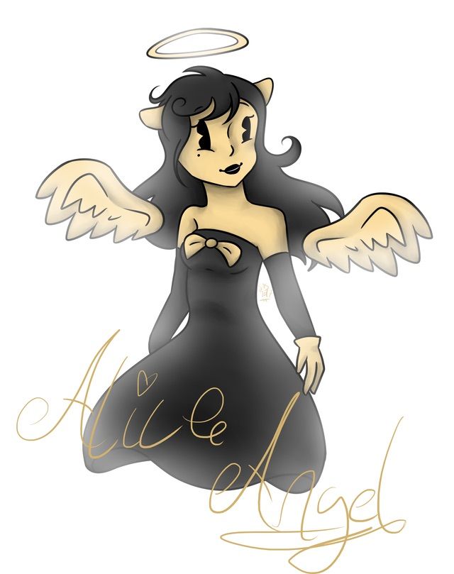 bendy and the ink machine alice angel drawings
