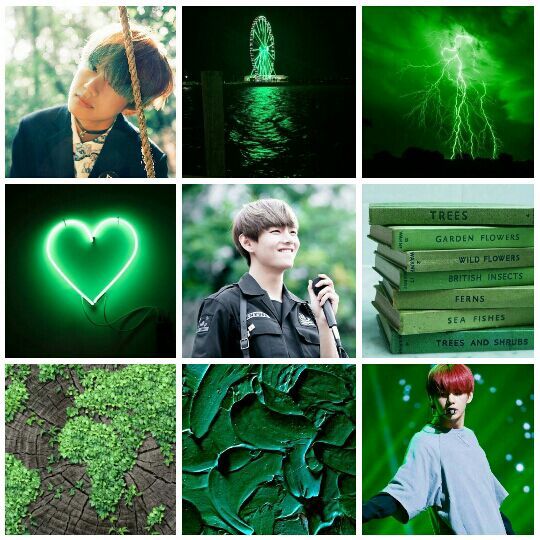 BTS Aesthetic Moodboards: Green ☘ | ARMY's Amino