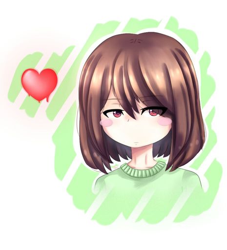 Chara fanart (Hair coloring practice) | Undertale Amino