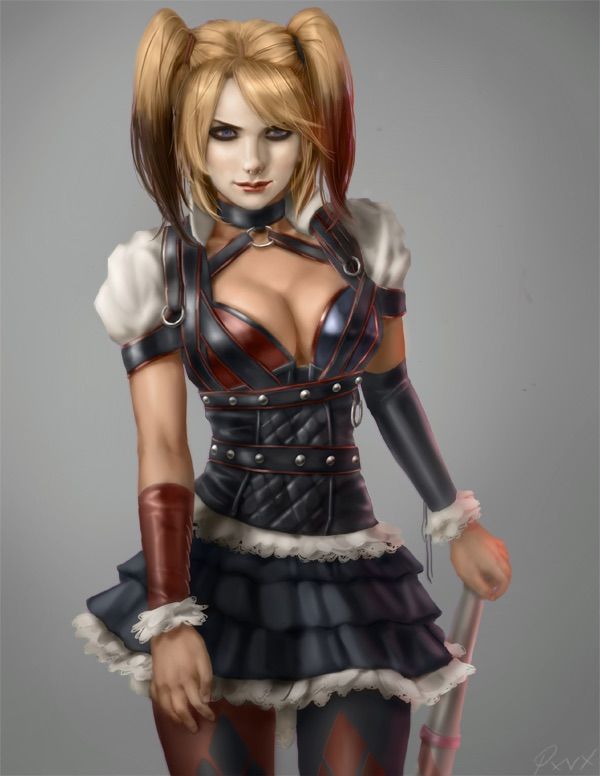 harley quinn arkham knight hot