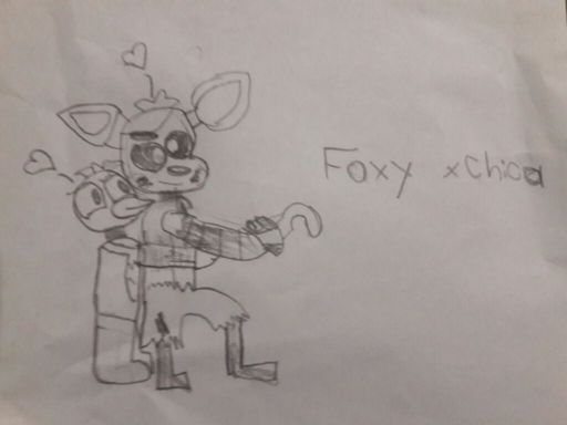 Foxy x chica💛 | Five Nights At Freddy's Amino