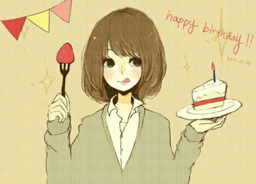 كلمة شكر لاصدقائي بمناسبة عيد ميلادي Anime Amino