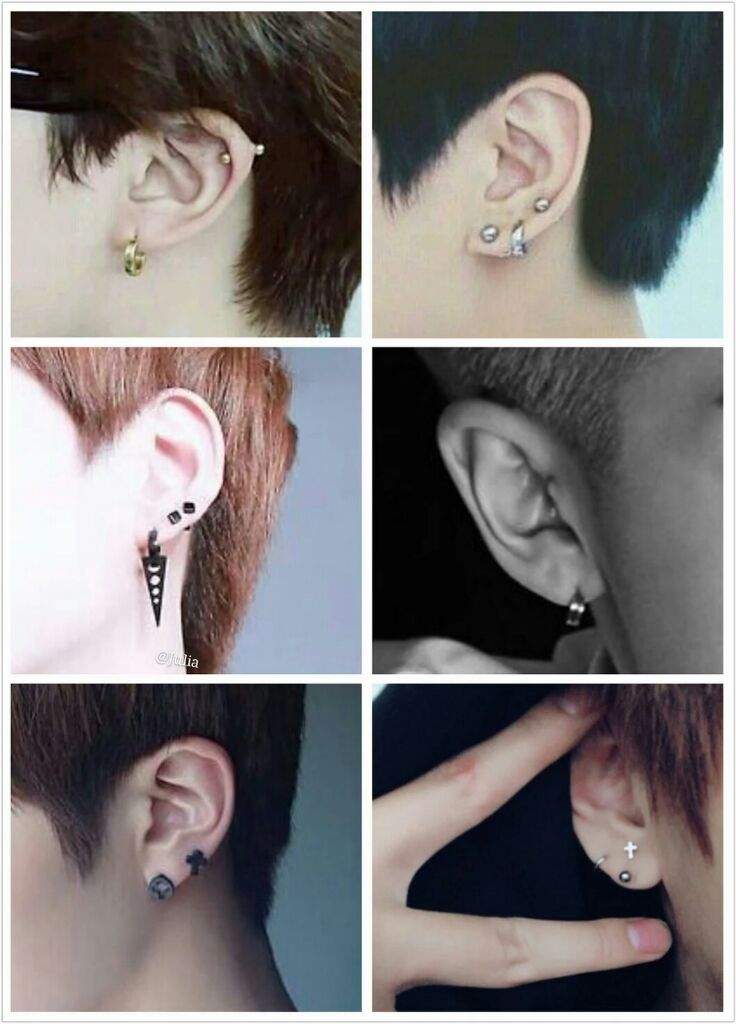 BTS and their 27 ear piercings | ARMY's Amino