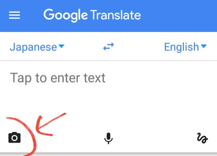 google translate camera