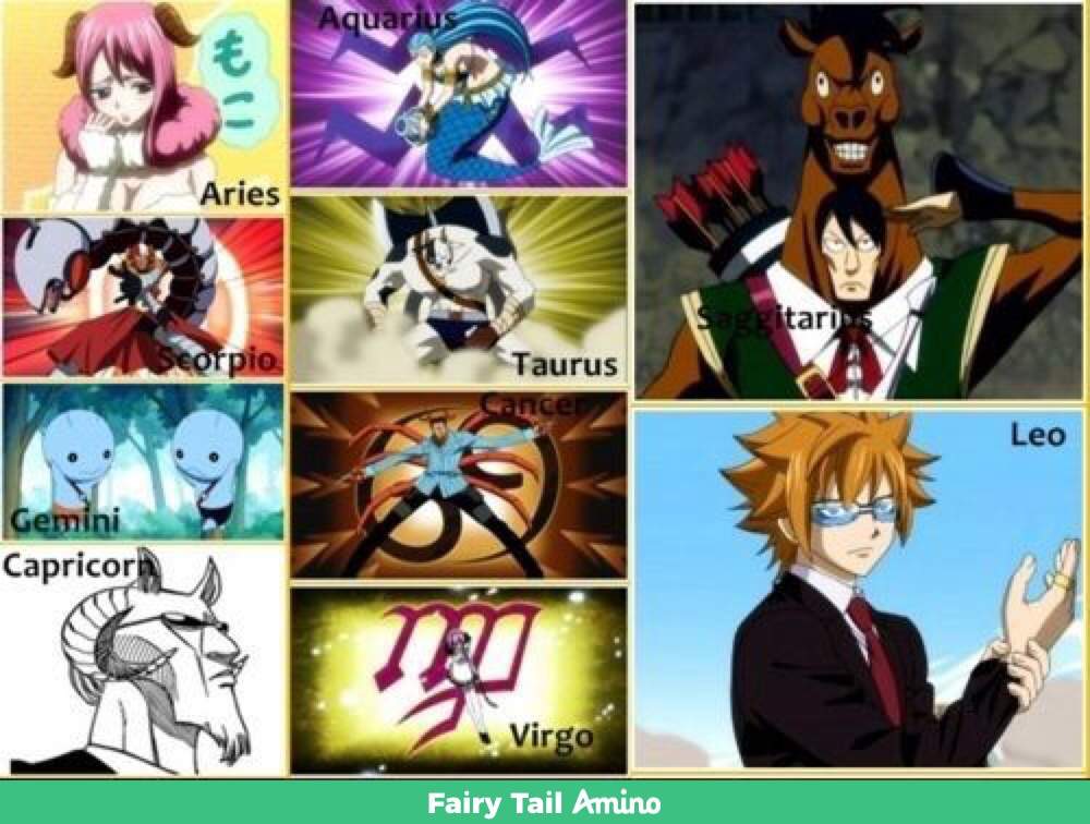 Fairy Tail Astrology Zodiac Amino