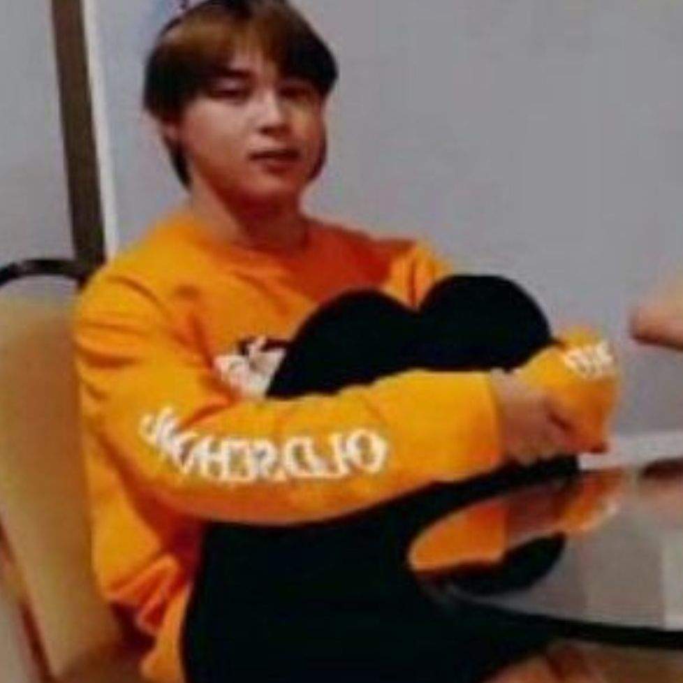 jimin orange hoodie