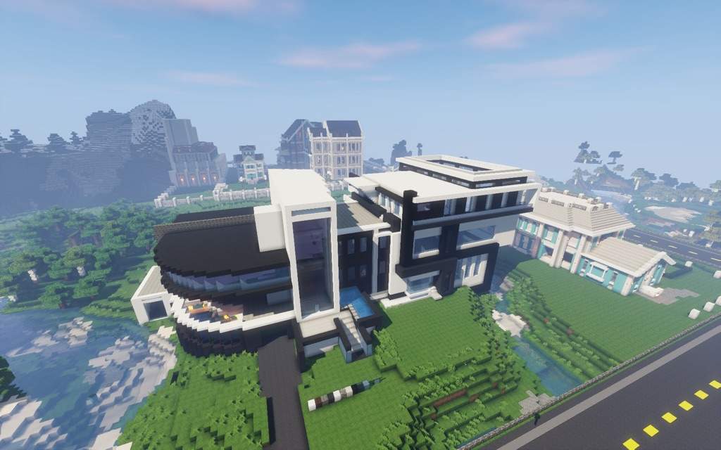 Large Modern Mansion Minecraft Amino