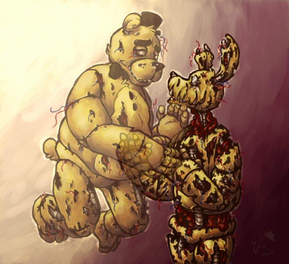 Spring trap x freddy bear.