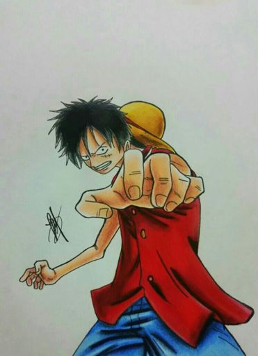 Nuevo dibujo!!! Luffy de One Piece | Arte Anime Amino Amino