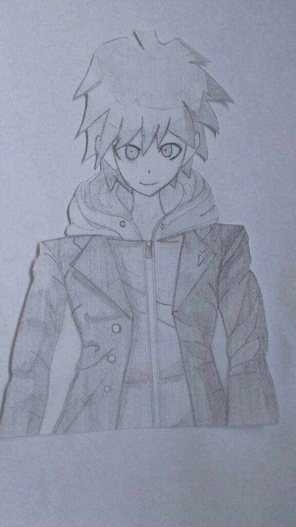 Makoto Naegi Drawing Danganronpa Amino