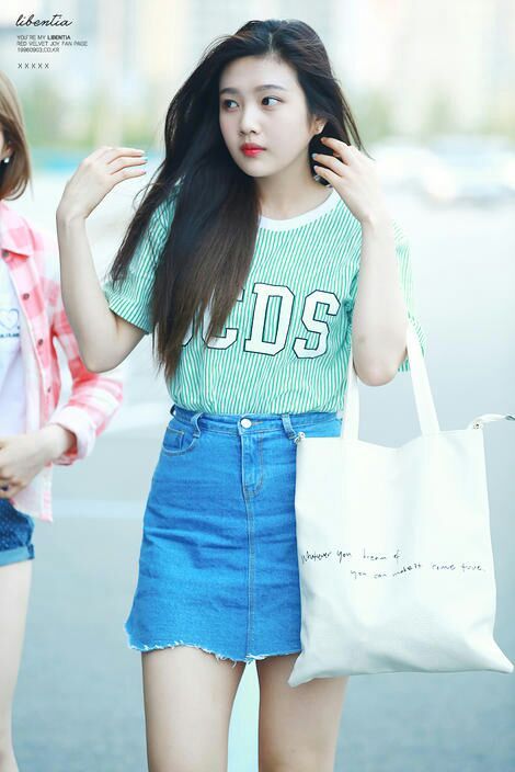 Joy Red Velvet Airport Fashion Korean Fashion Amino