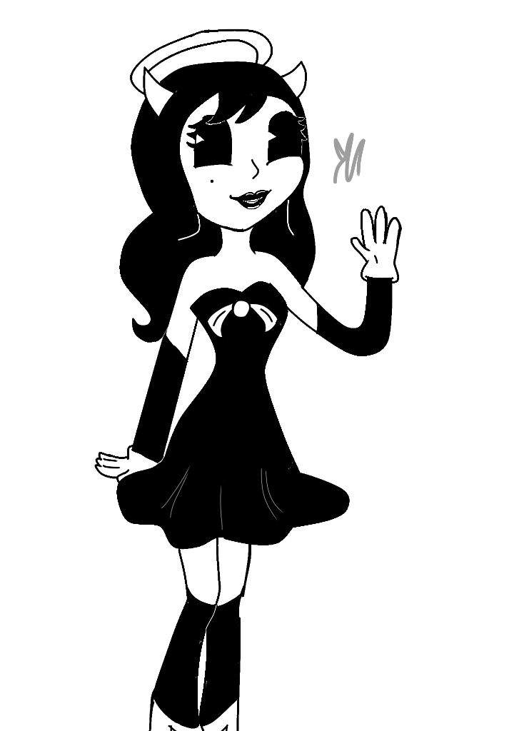 bendy and the ink machine coloring pages alice angel