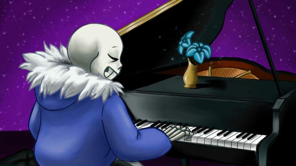 Обои с сансом из undertale