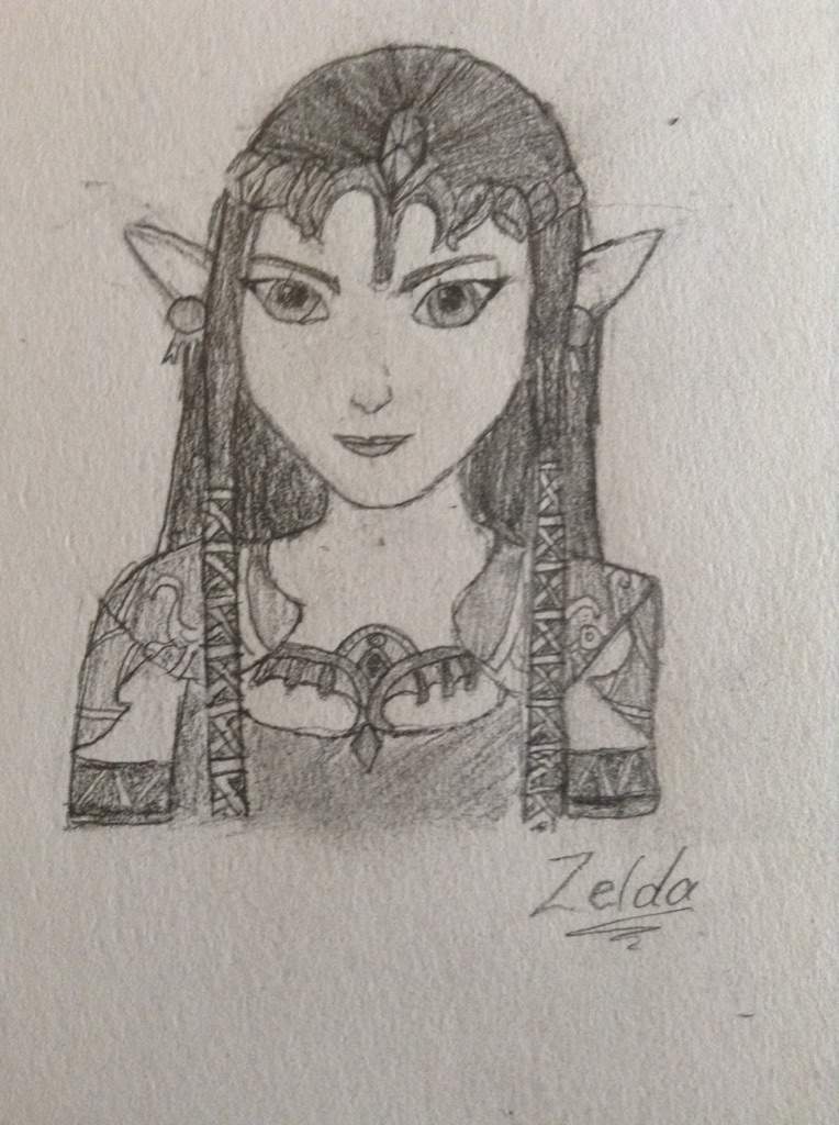 Princess Zelda Sketch Tutorial | Zelda Amino