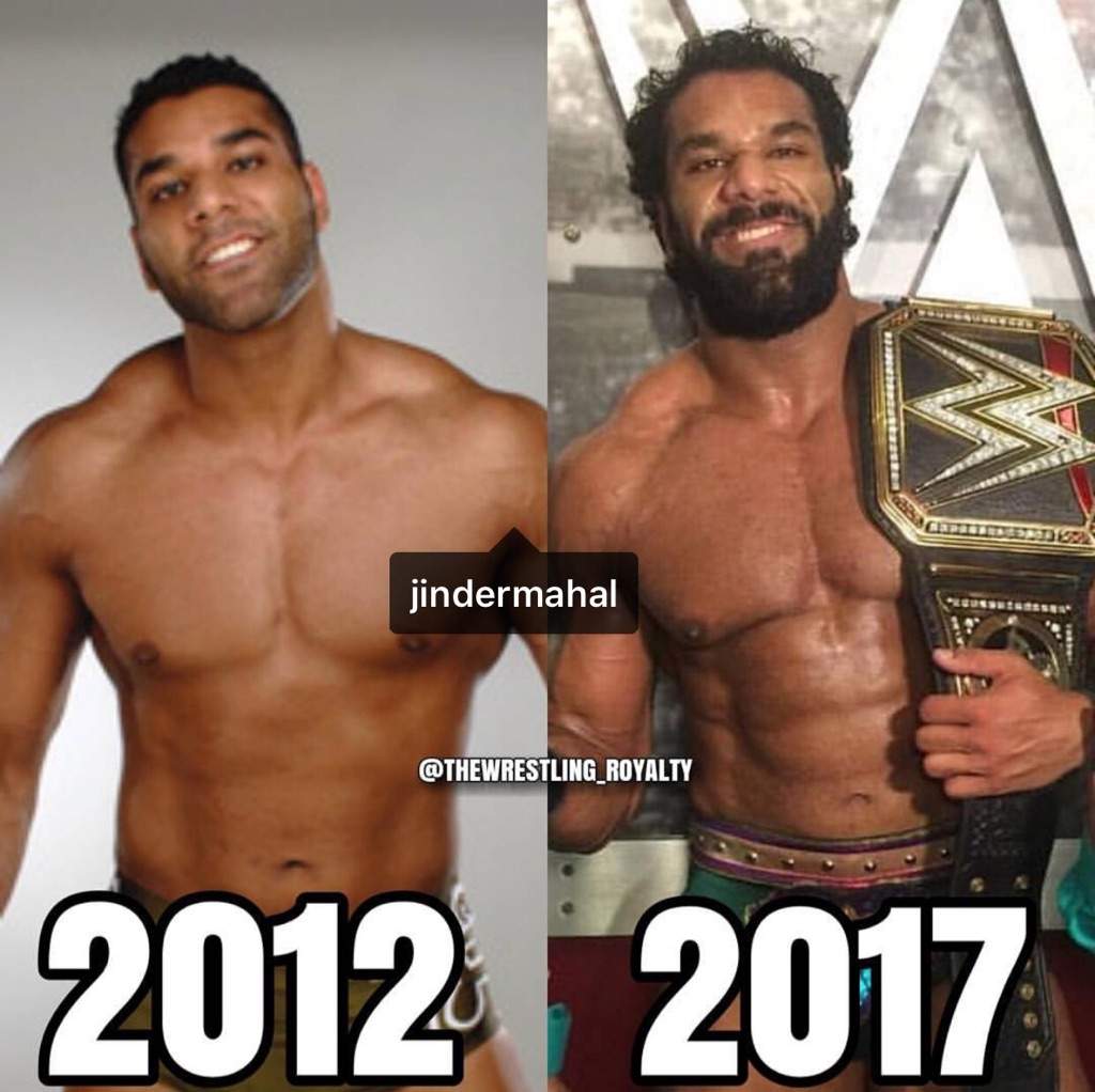 Jinder Mahal Before And After