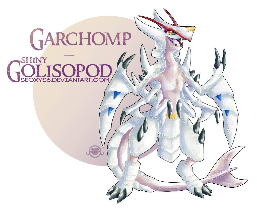 Pokefusions : Garchomp + Golisopod.
