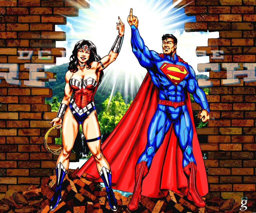 download superman and wonder woman