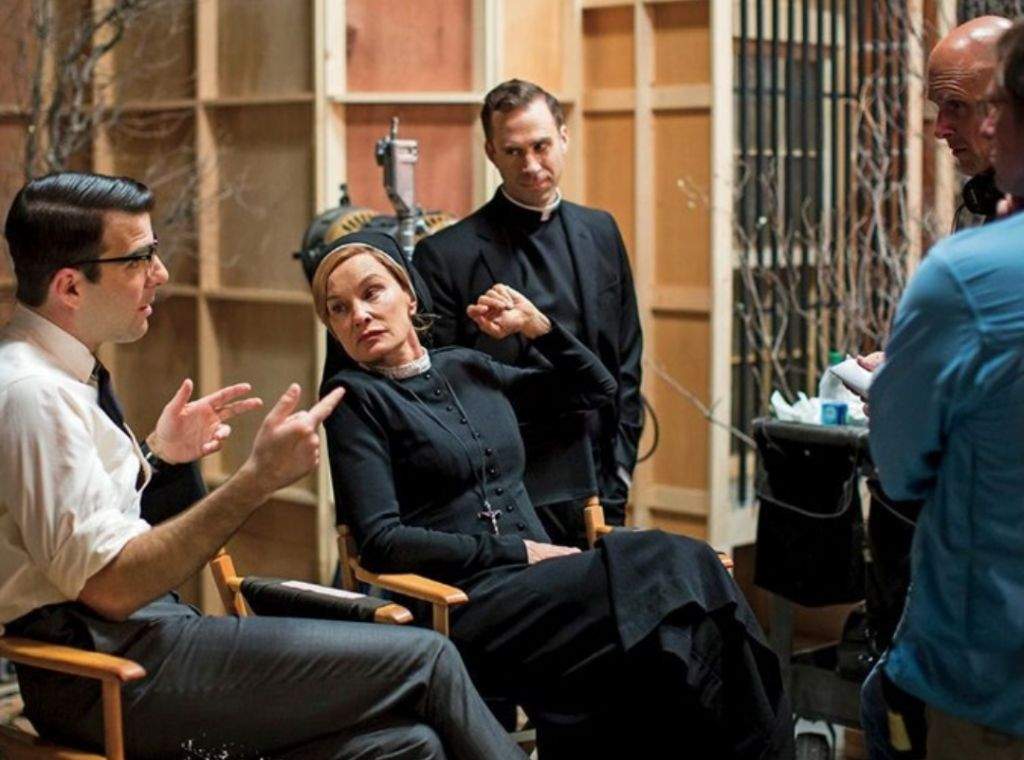 Photo Album Behind The Scenes Of Ahs Asylum American Horror Story Amino