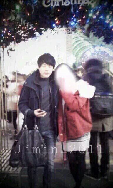 Jimin and his girlfriend in 2011👫🙊 | ARMY's Amino
