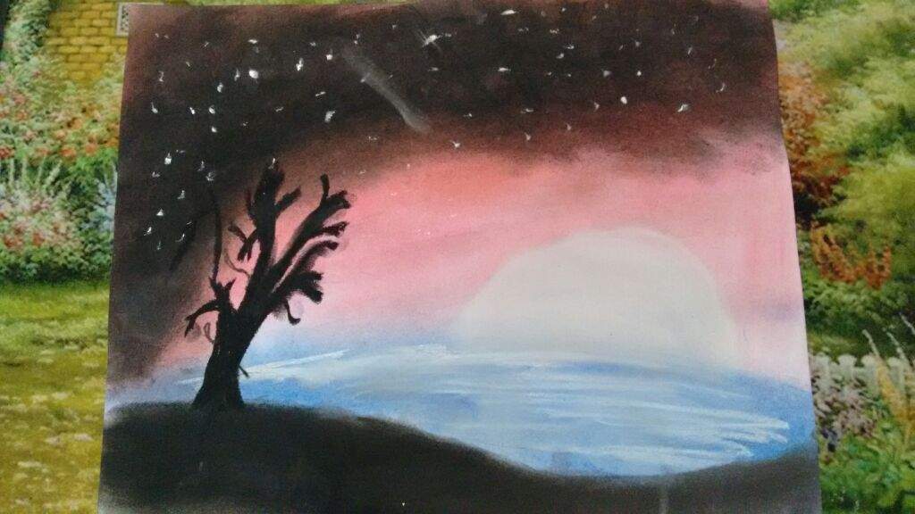 Mis Dibujos De Paisajes A Gises Pastel Arte Amino Amino