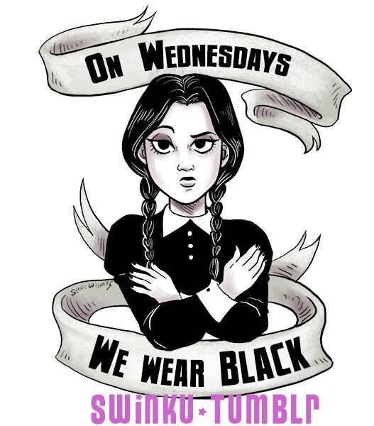 Wednesday Addams Cartoon Funny