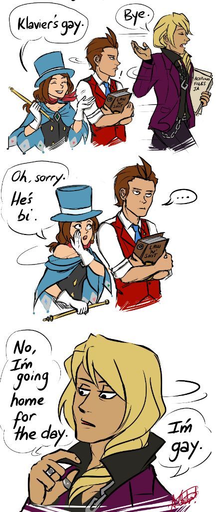 Sketch comic: Incorrect Ace Attorney #1 | Phoenix Wright Amino