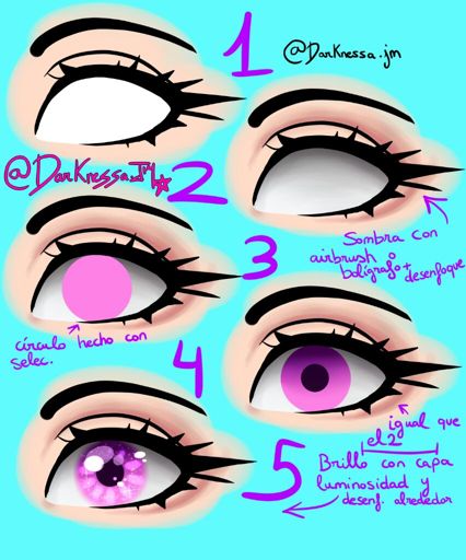 Tutorial de ojos | •Anime• Amino