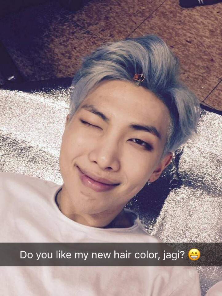 Snapchat Edits (Rap Monster) | K-Pop Amino