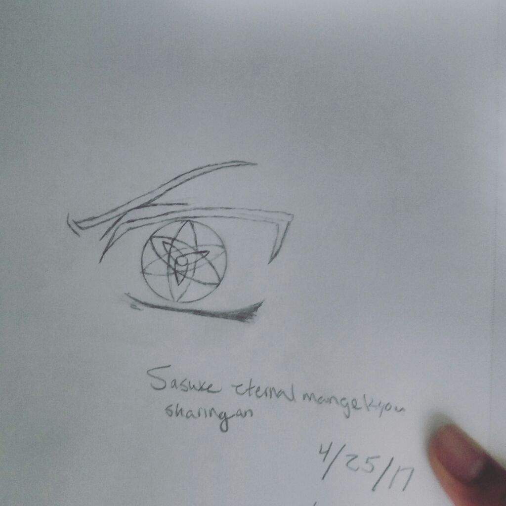 Sasuke Eternal Mangekyou Sharingan Drawing Anime Amino