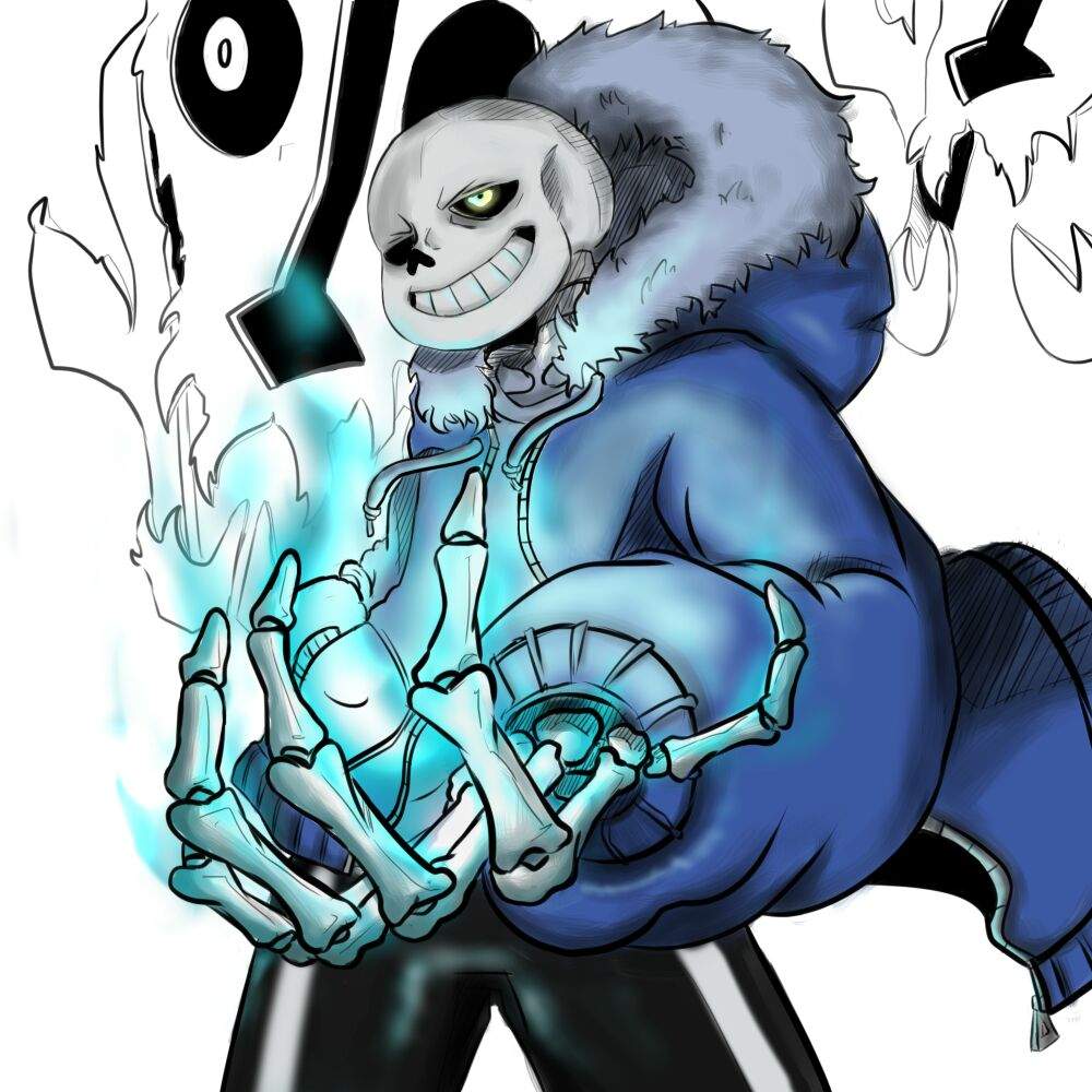 Bad Time Sans Fanart | Undertale Amino