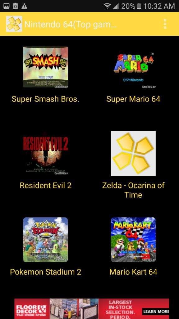 smash bros 64 emulator