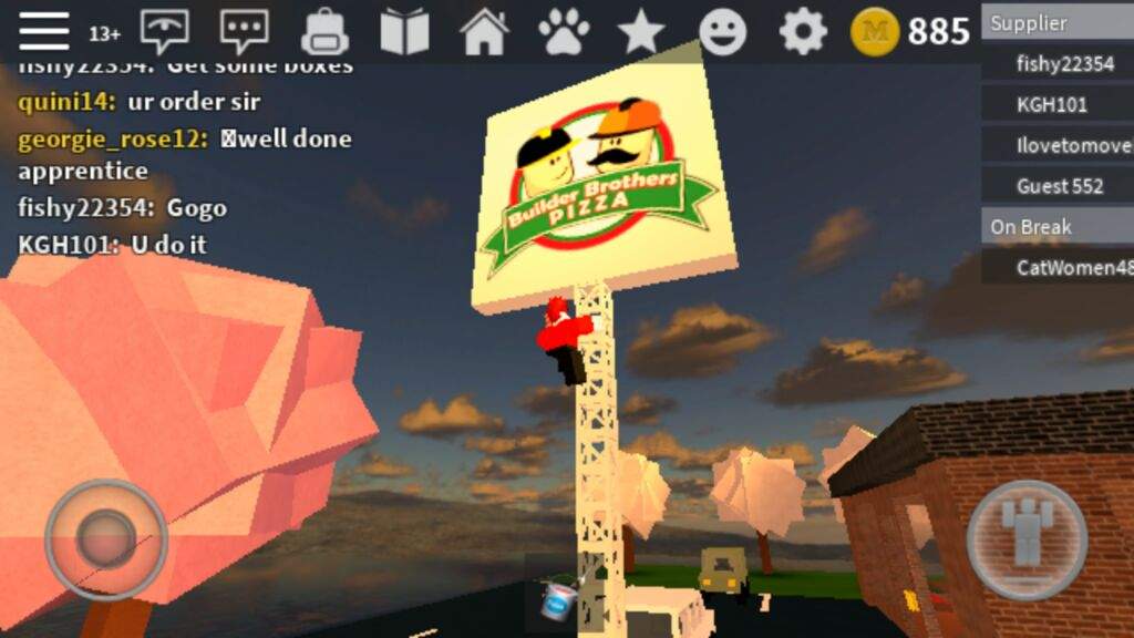 If Red Worked At A Pizza Place Roblox Amino - georgie roblox
