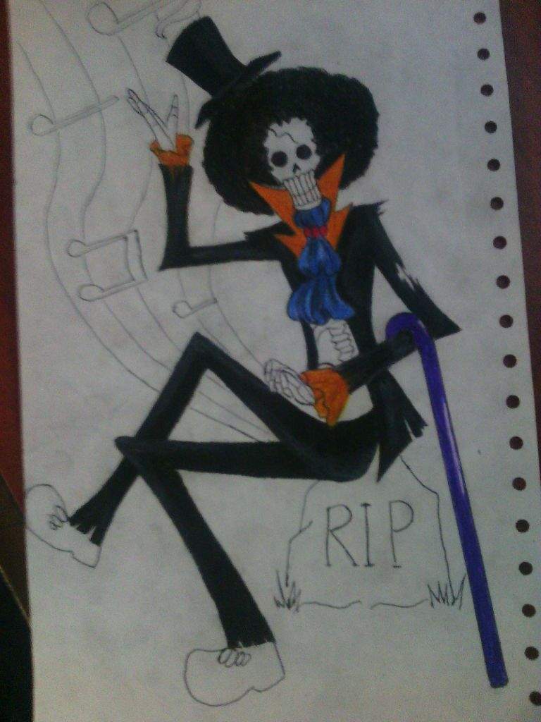 brook one piece dibujo