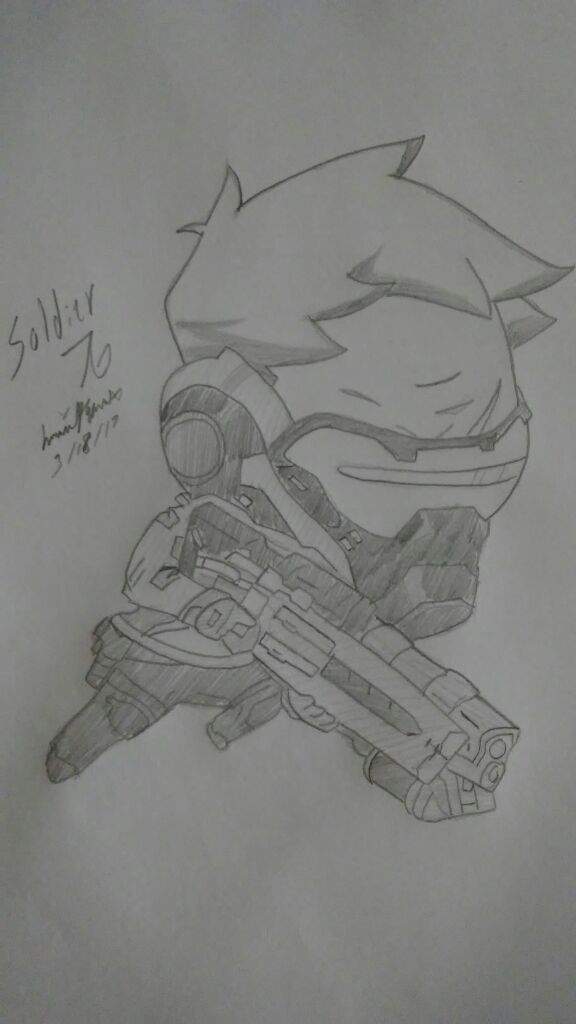 Overwatch Drawing Soldier 76 Chibi Overwatch Amino