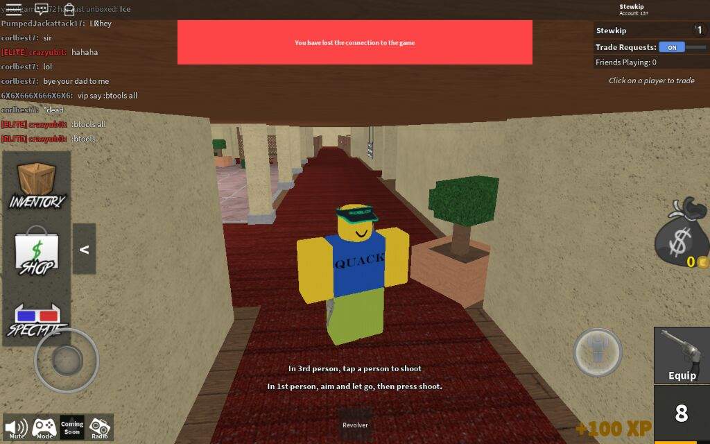 Murder Mystery 2 With Stewkip Roblox Amino - black ops moon helmet suit comming soon roblox