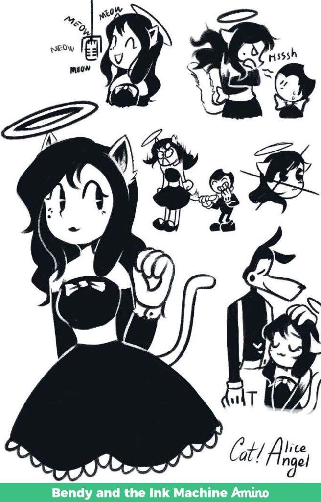 bendy and the ink machine alice angel naked porn