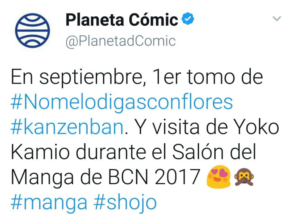 El primer tomo del kanzenban de No me lo digas con flores