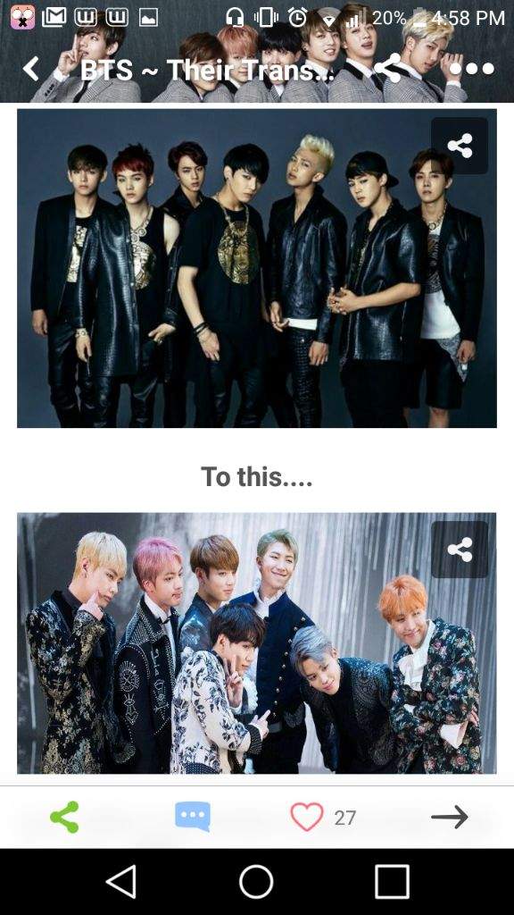 BTS ~ Their Transformation | ARMY's Amino